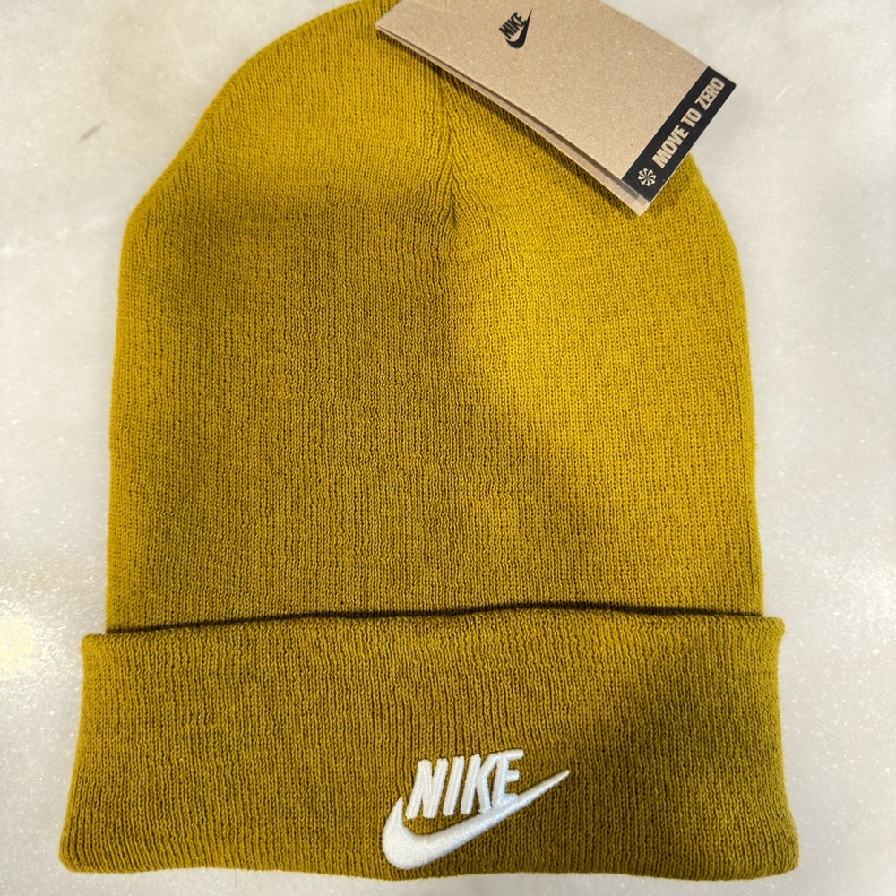 Mustard Nike beanie